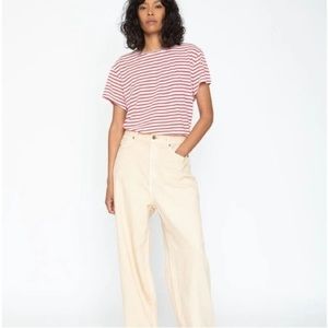 Free People x Sandrine Rose Virgin Label Cargo Pants in Sunflower, Size 31, NWT
